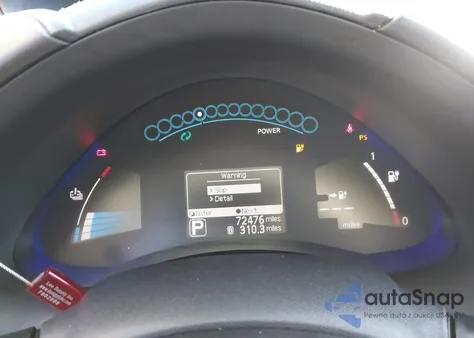 2016 Nissan Leaf S из США, поврежденный, VIN 1N4AZ0CP3GC306417